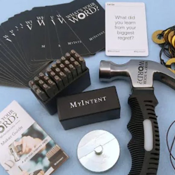 What's Your Word? Personalized 10 Bracelet Maker Kit by MyIntent - Picture 1 of 11